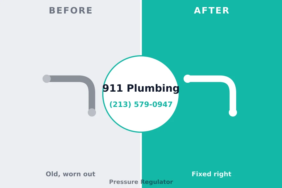 Before and after: plumbing repair Lantana, FL